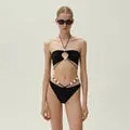 2024 Woman sexy Halterneck Pearl High Waist Bikini set Swimsuit  Swimwear Women luxury Beachwear Bathing Suit