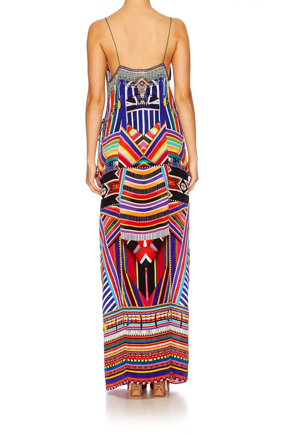 ASYMMETRICAL WRAP DRESS TSACHILA BLESSING