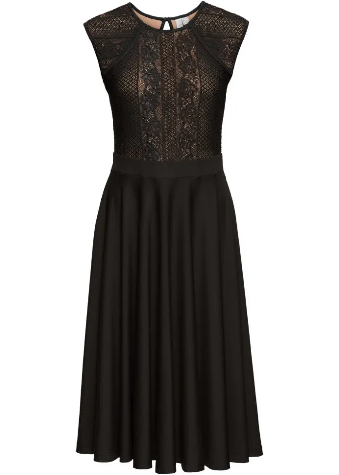 Bodyflirt Boutique lace dress, black