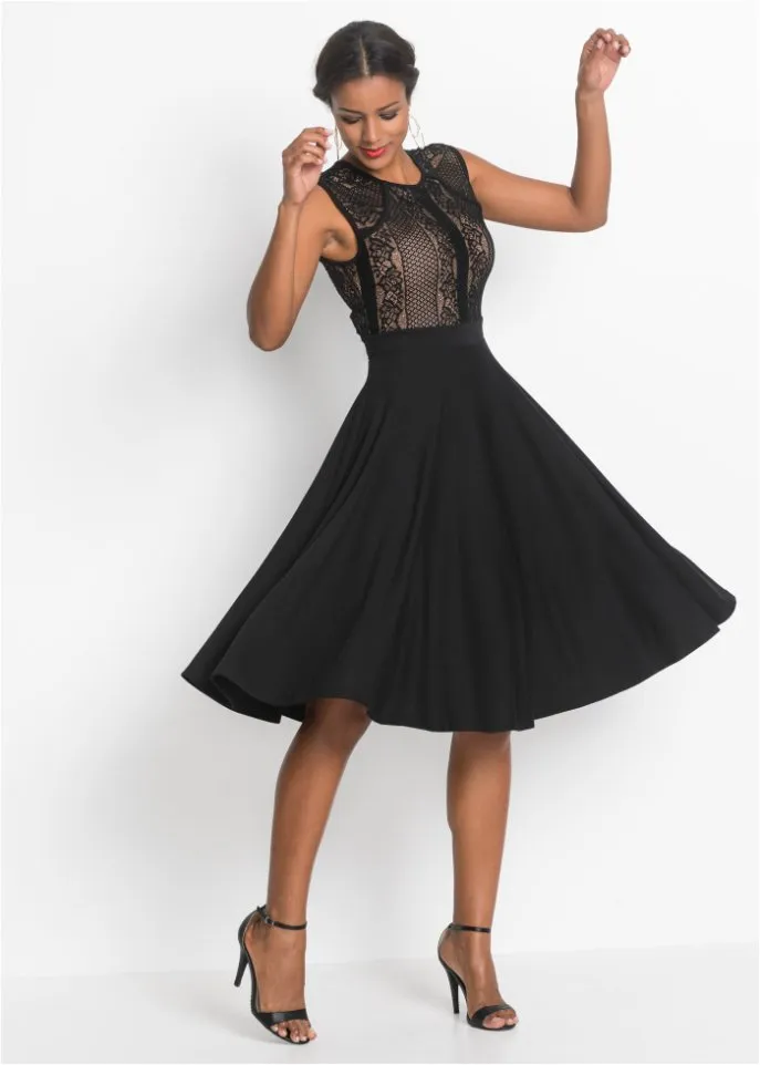 Bodyflirt Boutique lace dress, black