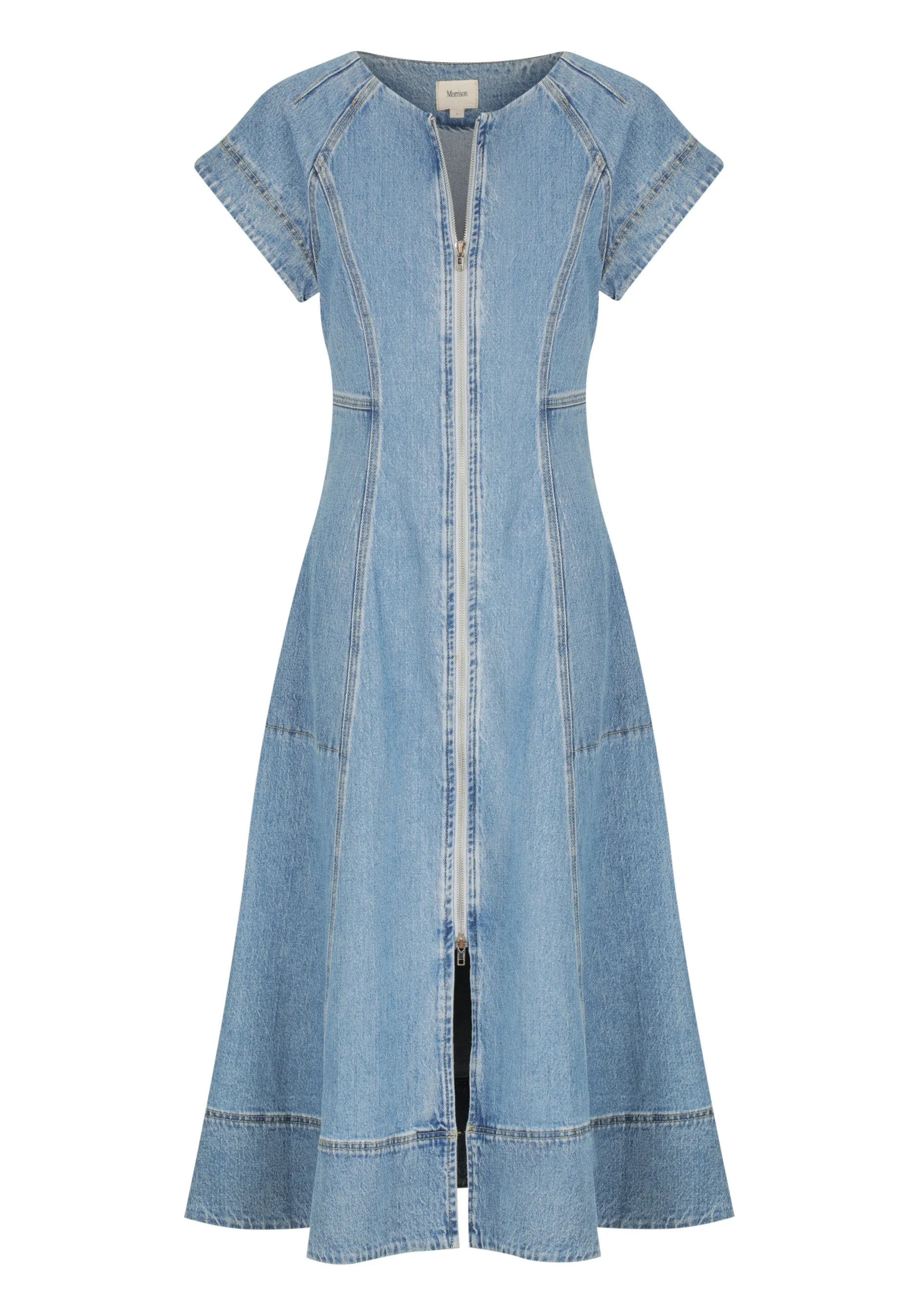 Clovelly Denim Dress_Light Blue