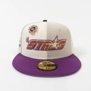 Houston Astros New Era Hat 5950 Slumped Swanger Bronze Violet Iris Light Gray Kool Aid Pack