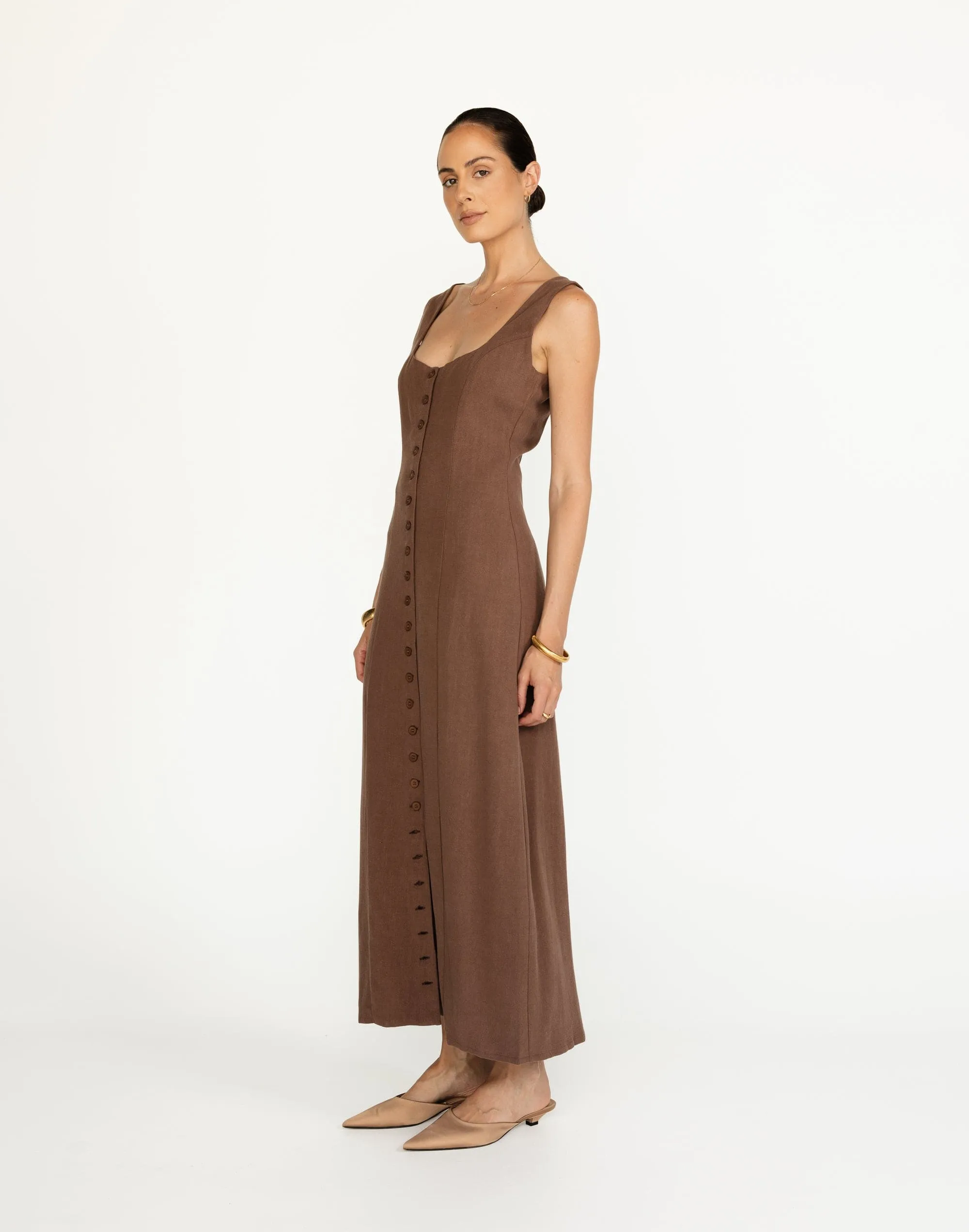 Joni Maxi Dress (Espresso)