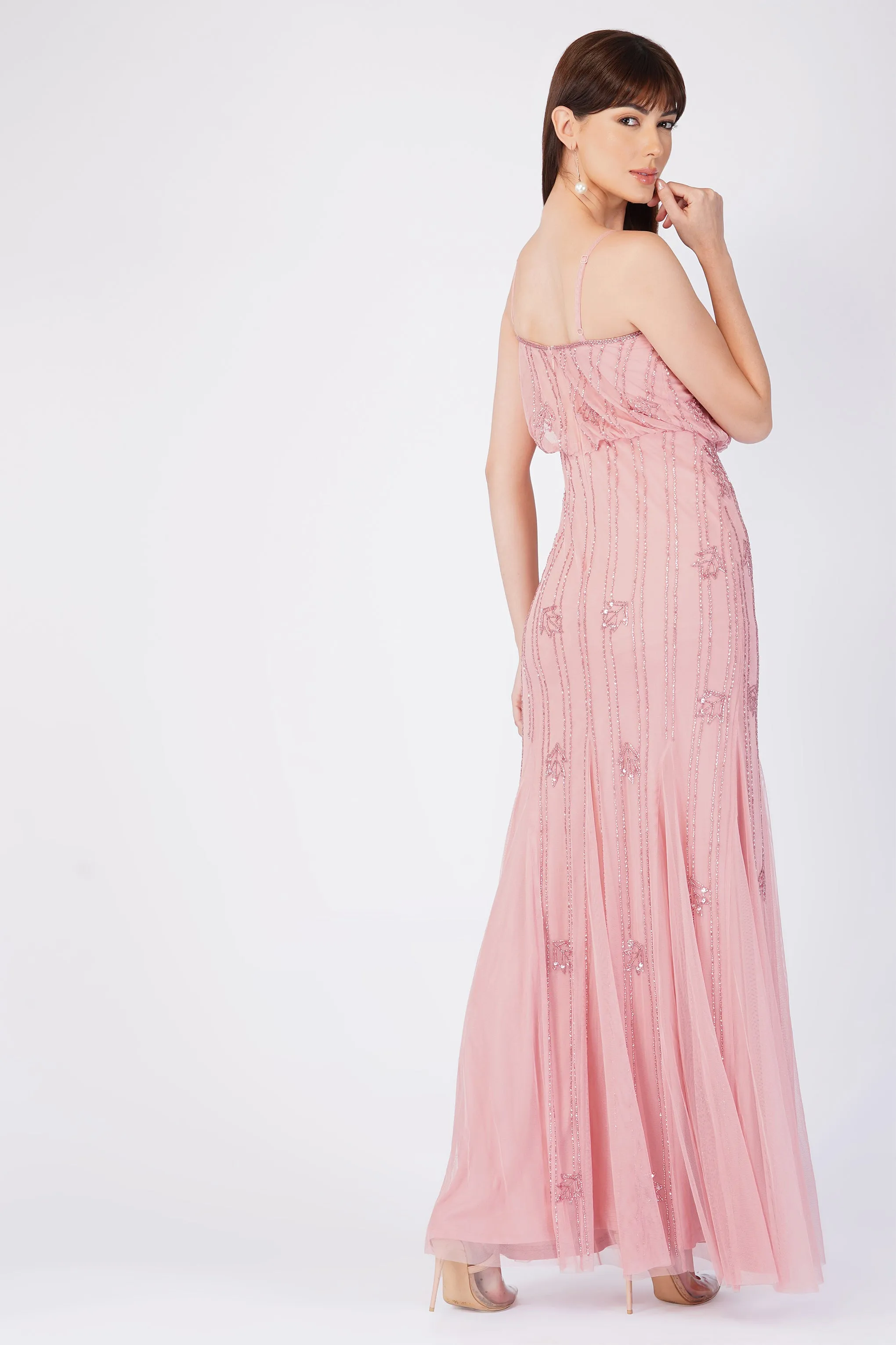 Keeva Dusty Pink Bridesmaid Dress