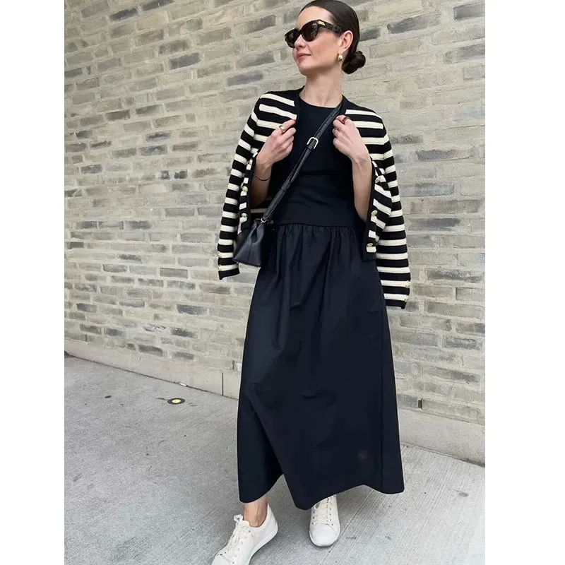 rendy Casual Long Chic Tank Maxi Dress