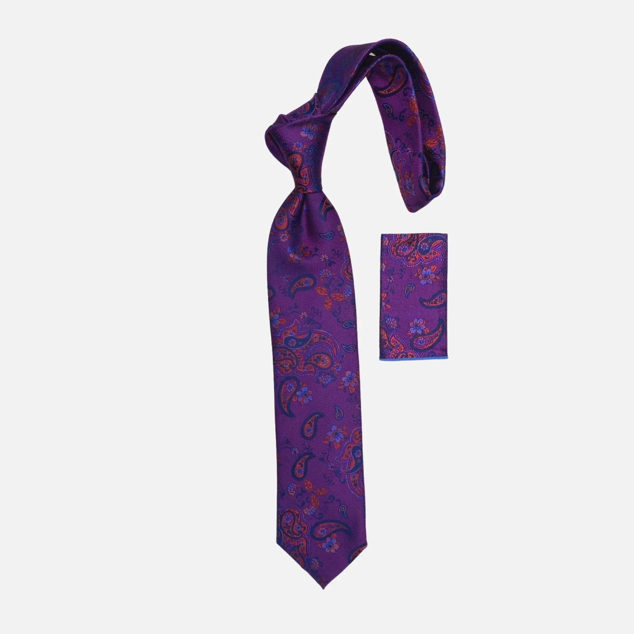 Steven Land Big Knot Silk Tie BW2414 Fuchsia