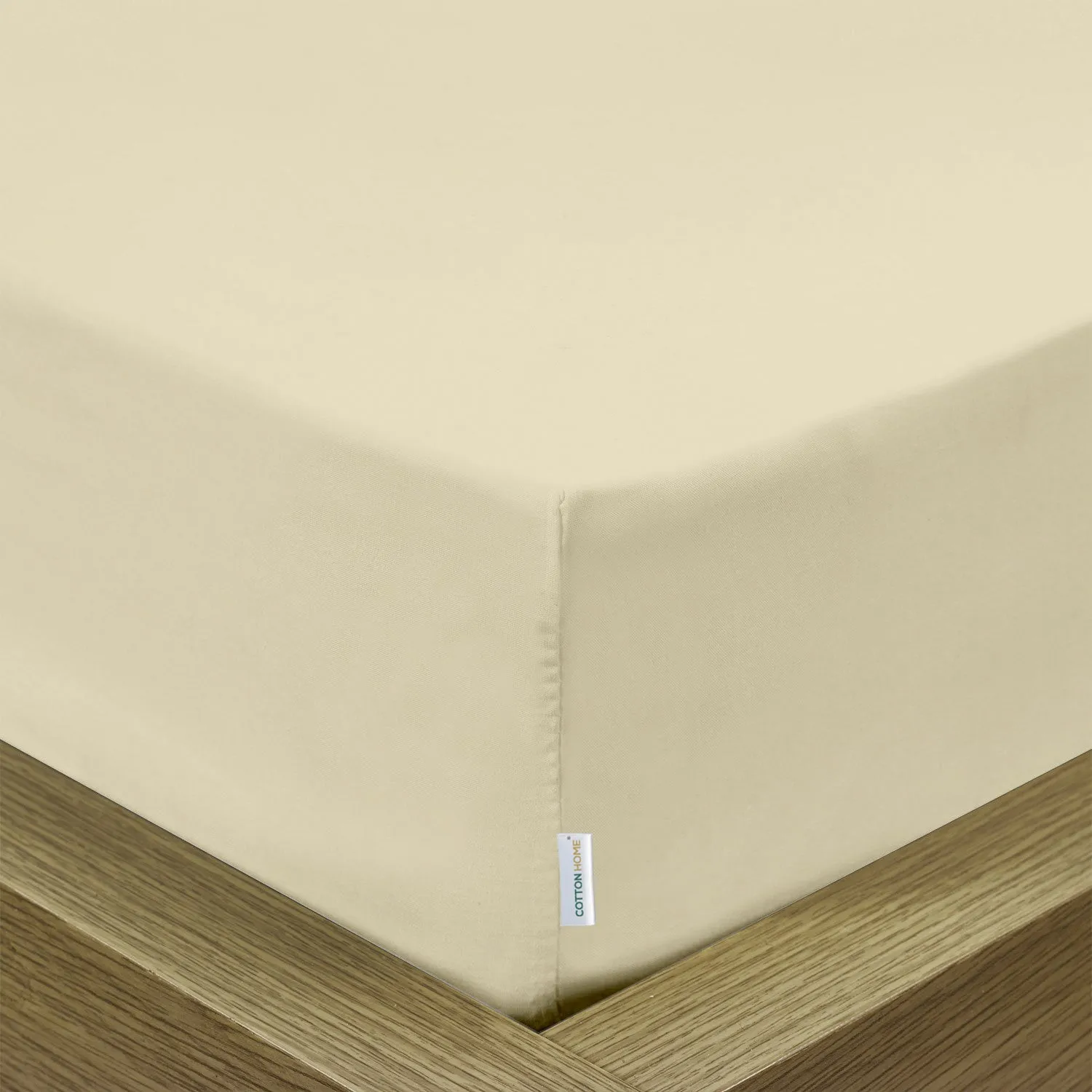 Super Soft Fitted sheet 120x200 25 cm - Beige