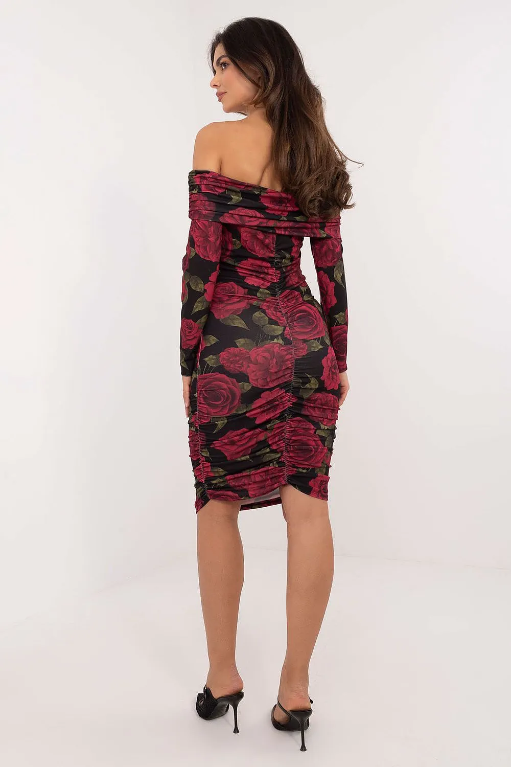 TEEK - Floral Feast Off Shoulder Evening Dress