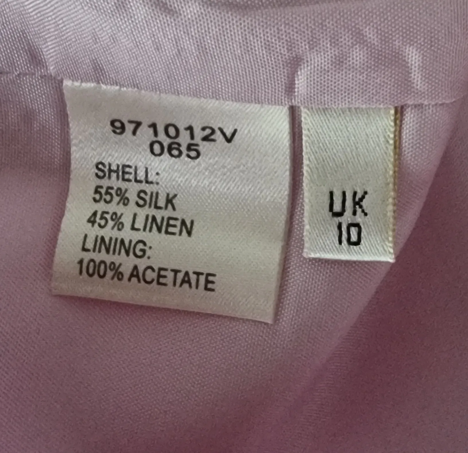 Viyella Vintage Lilac Broderie Anglais Dress UK 10 US 8 EU 38