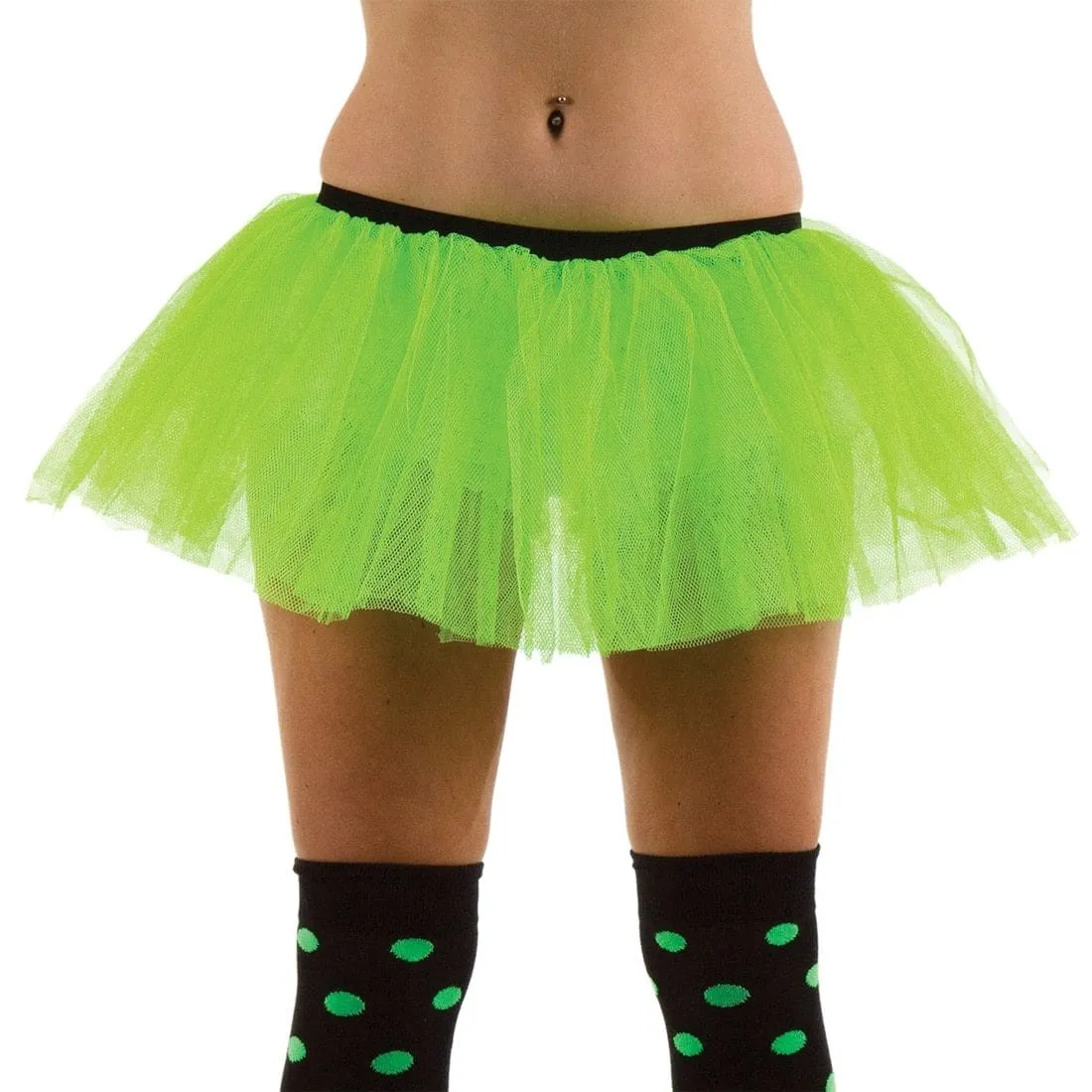 Wicked 3 Layer Green TuTu Clubbing Neon Fluorescent