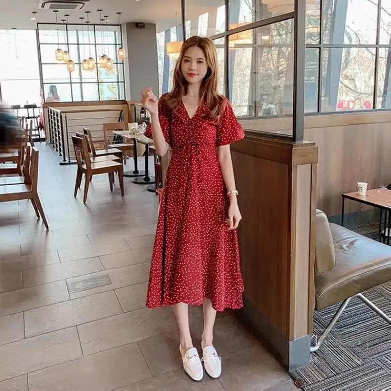 Women’s Fashion Retro Printed Dress