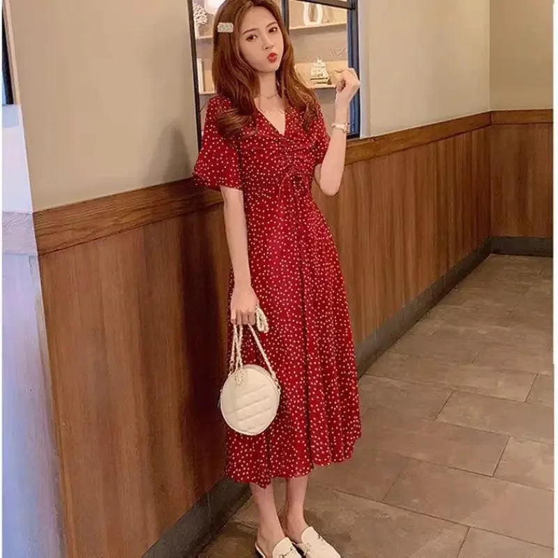 Women’s Fashion Retro Printed Dress